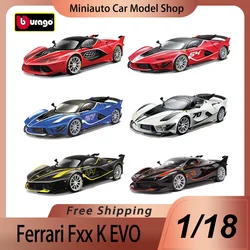 In Stock Bburago 1:18 Ferrari Fxx K Fxx K Evo Ferrari Laferrari Alloy Miniature Diecast Model Ferrari Sports Car Toy Kids Gift