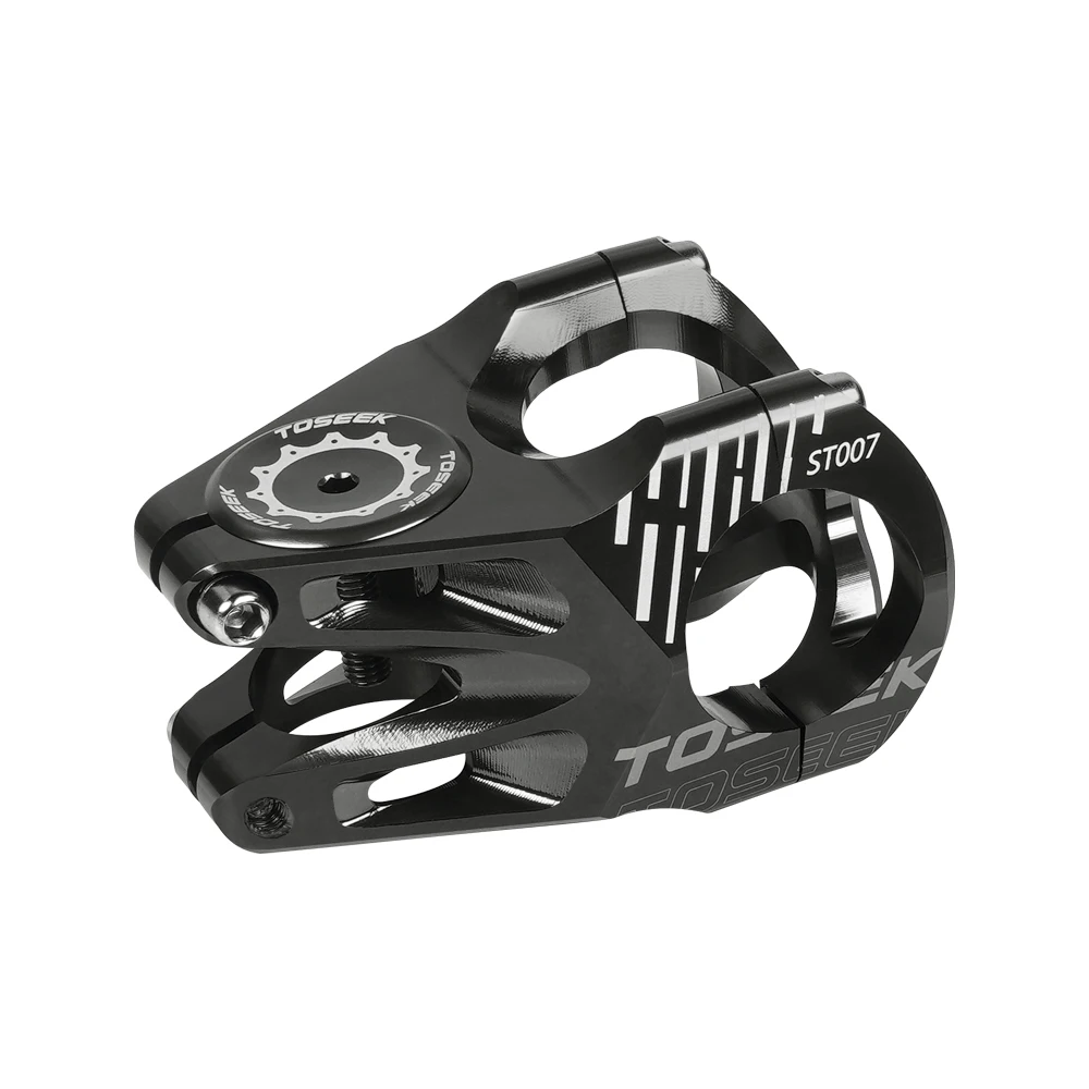 Aluminum Alloy Bicycle Stem T6 DH Ultralight MTB Bike Short Stem 31.8mm 28.6mm Fork Clamp 36-45mm Height Handlebar Stem