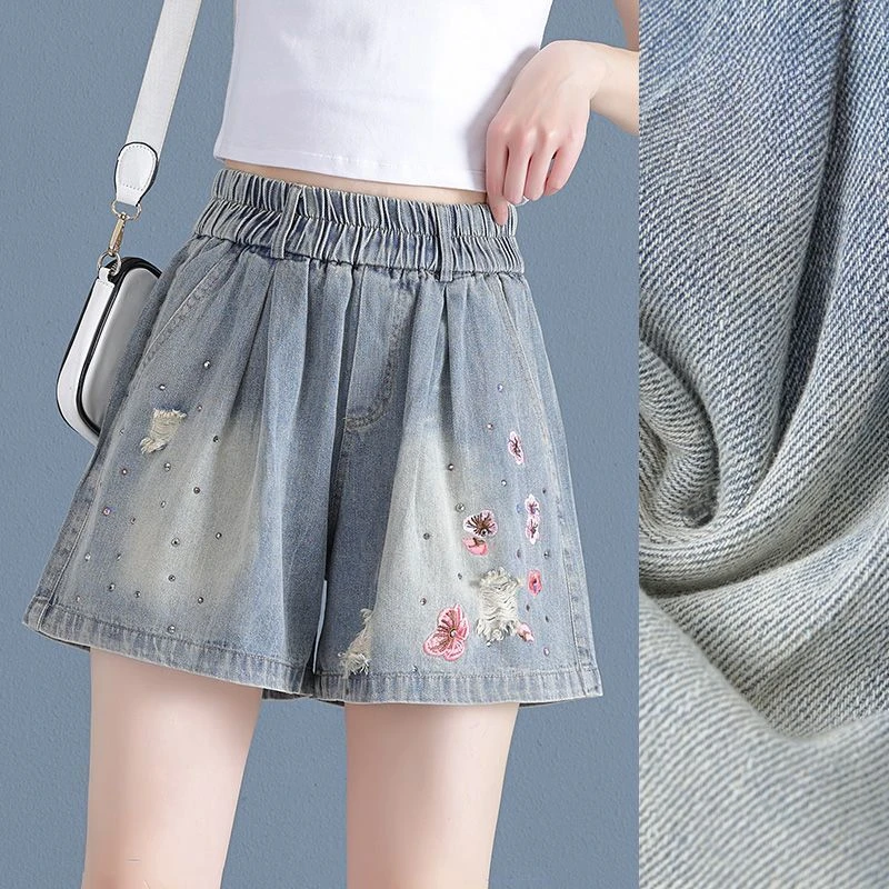 

2025 Summer New Women's Denim Shorts Fashion Ladies Jeans Shorts Casual Female's High Waist Shorts Trendy