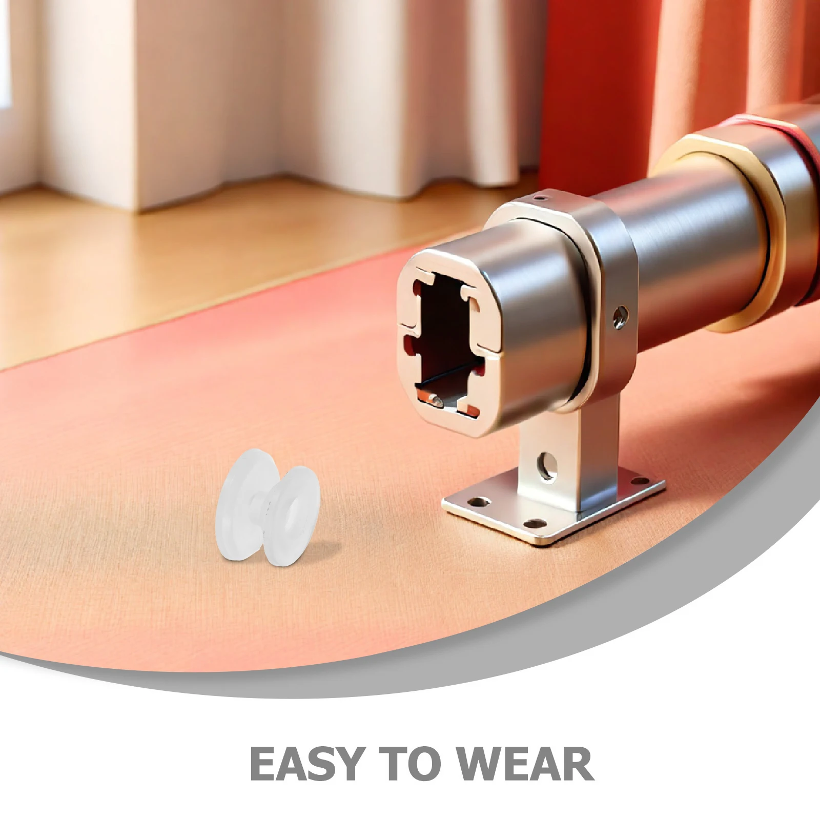 

4Pcs Curtain Cord Winder Minimalist Plastic Blind Tassel Holder Space Saving Window Accessory for Easy Cord Management Child