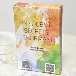 36 Pcs Cards 9*6cm Innocent Secrets Lenormand Soft and Gentle Coloring Created with Delicate and Flowing Nature of Watercolors
