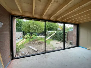 דלת החוץ Dn דלת חיצוני מותאם אישית אלומיניום הבית דלתות חום ובידוד קול זכוכית מחוסמת דלת הזזה