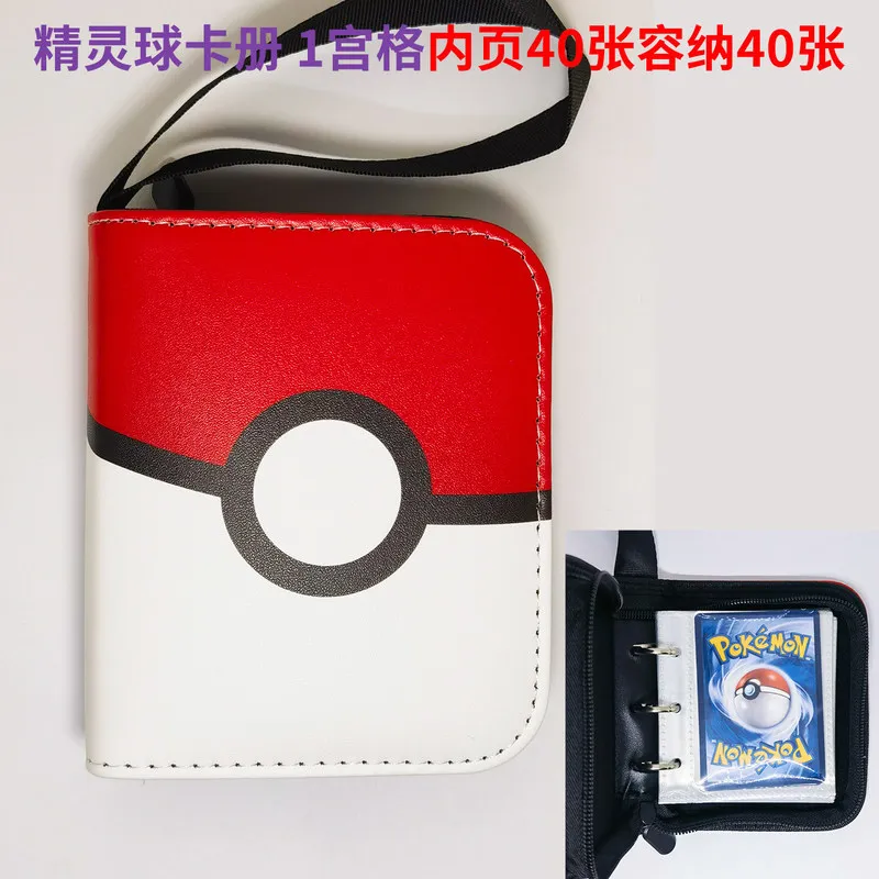 Zipper Card Binder 9 Pocket Side Loading Card Album Holder for Pokemon YuGiOh One Piece TCG Sports Cards Collection view 3