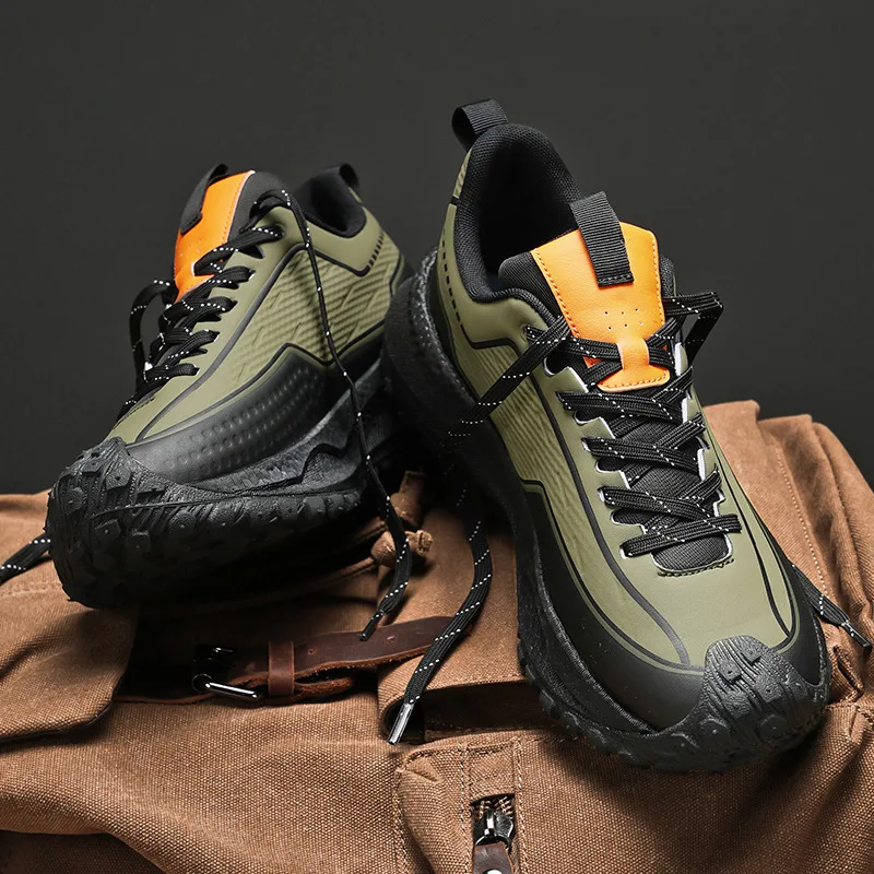 

New Spring Men's Shoes Comfortable Running Shoes for Casual SportsPopcorn High-soled White Sneakers High-end Sneakers for Man