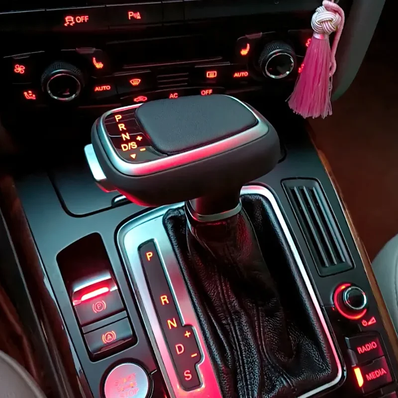 

For Audi q5 a6 c7 A7 A5 A4 q7 s7 s6 C6 B8 8t with LED light gearbox stick handle Car Automatic gear shift knob gear shift lever