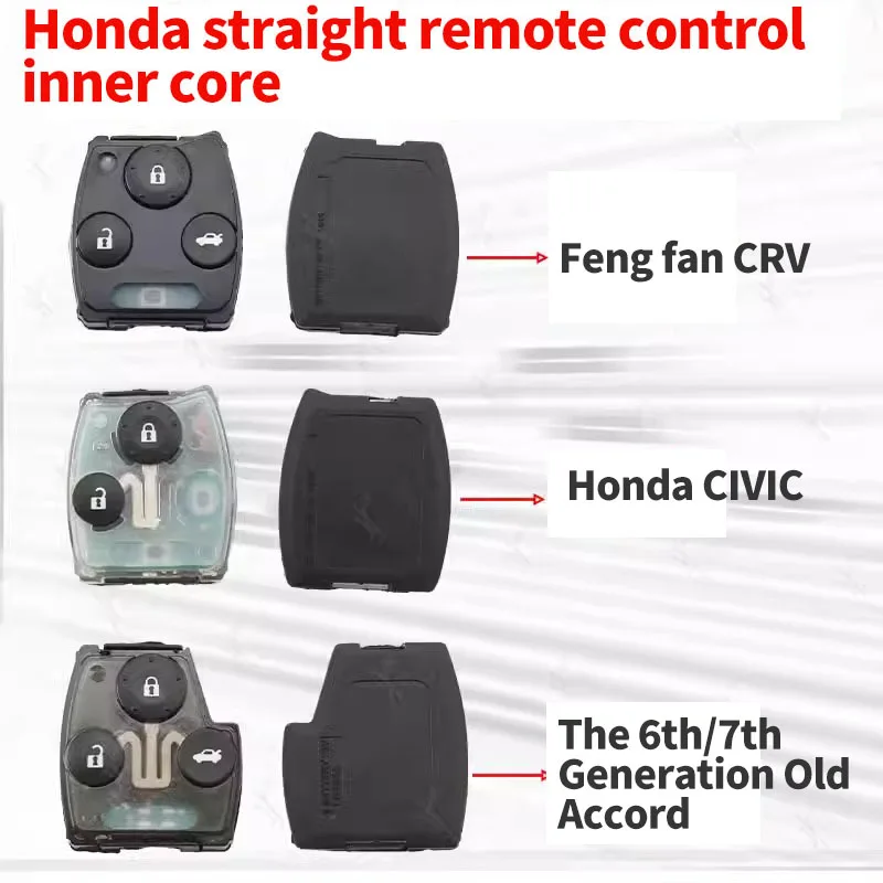

for Suitable for Honda Fit CRV Feng Fan Civic Odyssey 6 th and 7 th generation Accord straight remote control key inner core