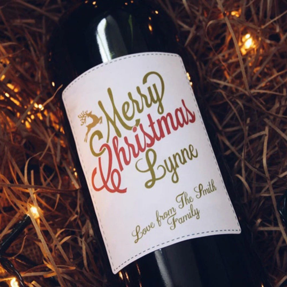 9x12cm 20pcs Beer Bottle Labels Personalized Custom Home Brew Tags Beer Label Personalised Christmas Labels