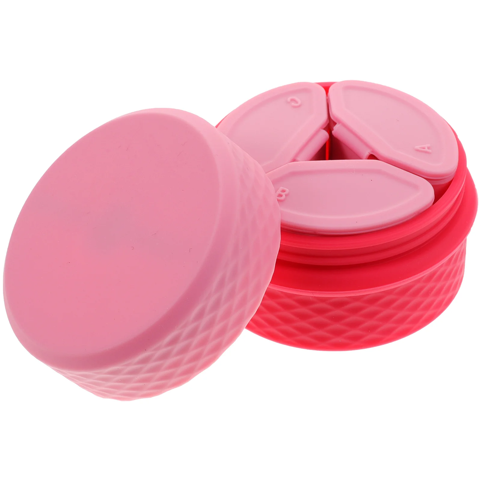

Sealed Packaging Box Silicone Travel Containers Portable Lightweight Cream Storage Jars Vacation Business Trip Camping Makeup