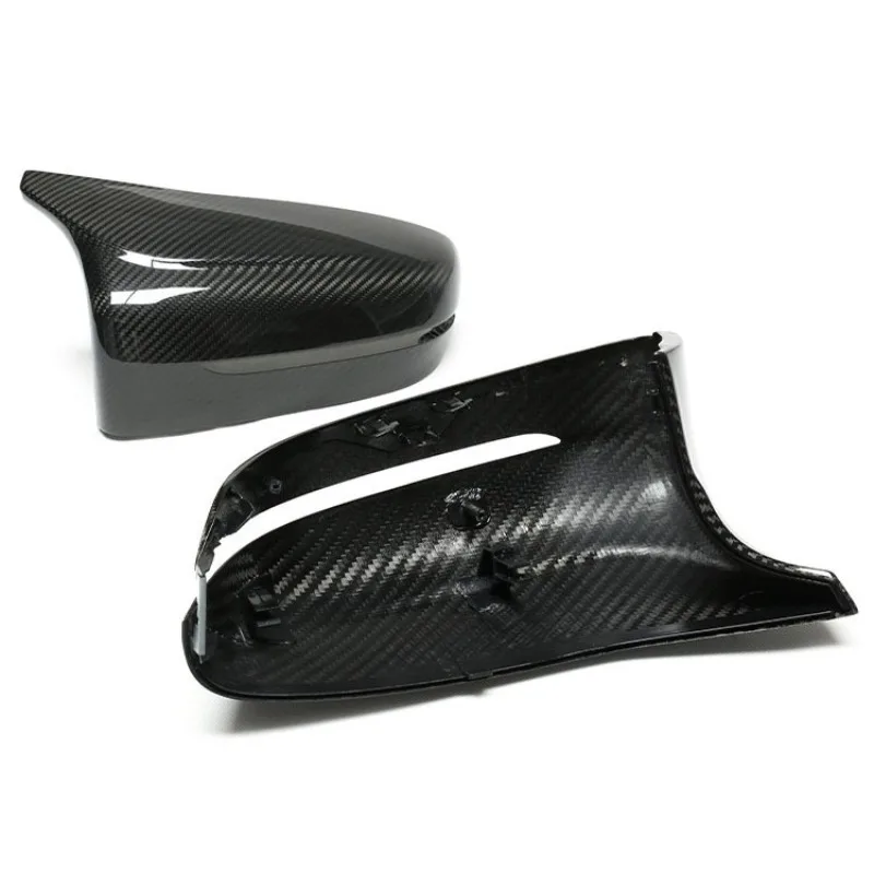 Dry carbon fiber rearview mirror housing, refitted rearview mirror housing cover