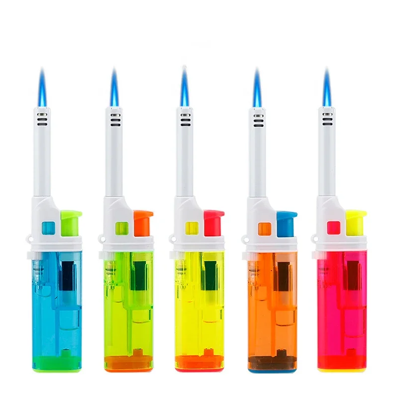 

5PCS Gas Lighter Windproof Inflatable Welding Spray Gun Torch Turbo Lighter Kitchen Outdoor Barbecue Gas Stove Coal Igniter