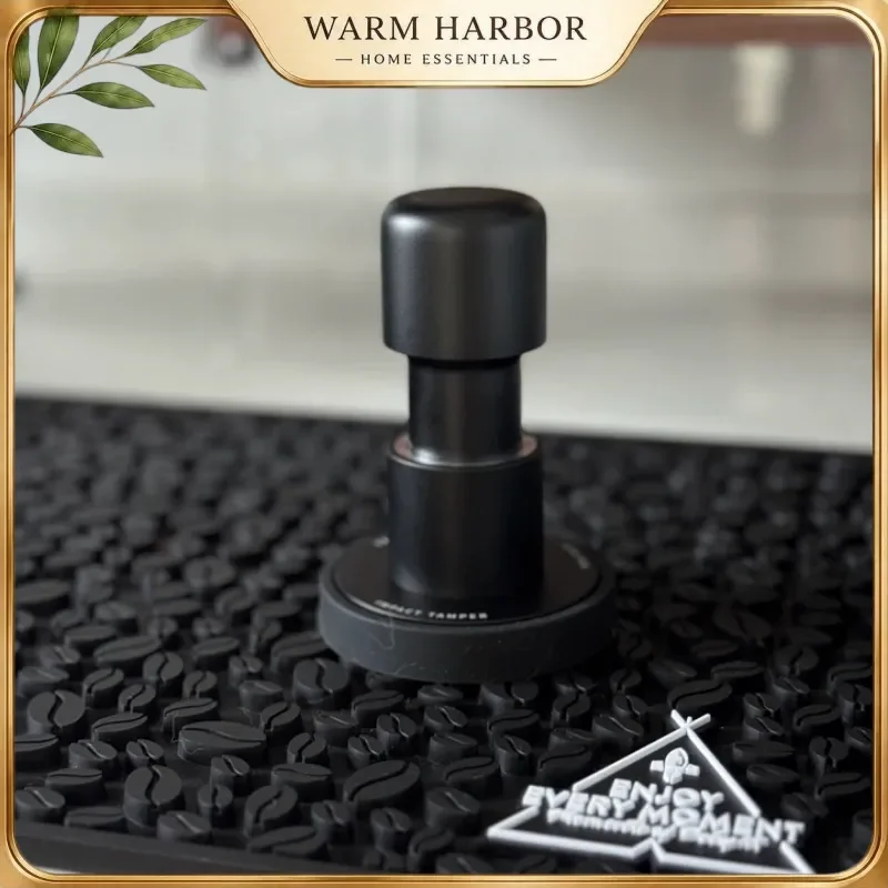 TIMEMORE Obsidian Coffee Impact Tamper Espresso Hand Powder Hammer 58.4mm Flat Bottom Automatic Rebound Coffee Press Tool