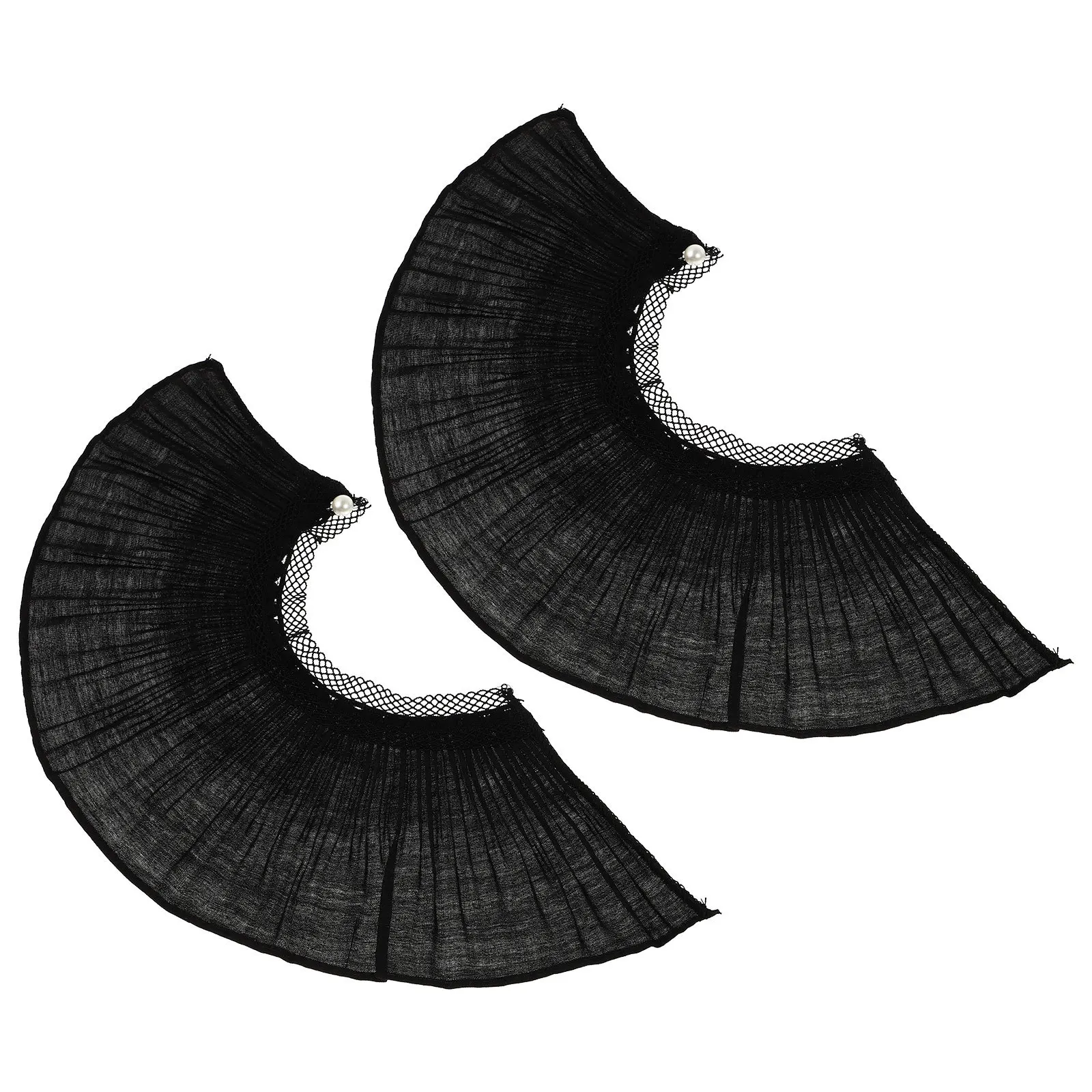 

1 Pair Chiffon Fake Sleeve Cuffs Elegant Lace Wrist Cuffs For Wedding Shirt Decorative Clothing Accessories Detachable Women