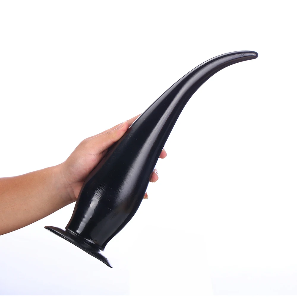 Oversize Butt Plug Dildo Stimulate Anus and Vagina Long Anal Plug Masturbator Soft Penis Anal Dilator Sex Toys for Women and Men