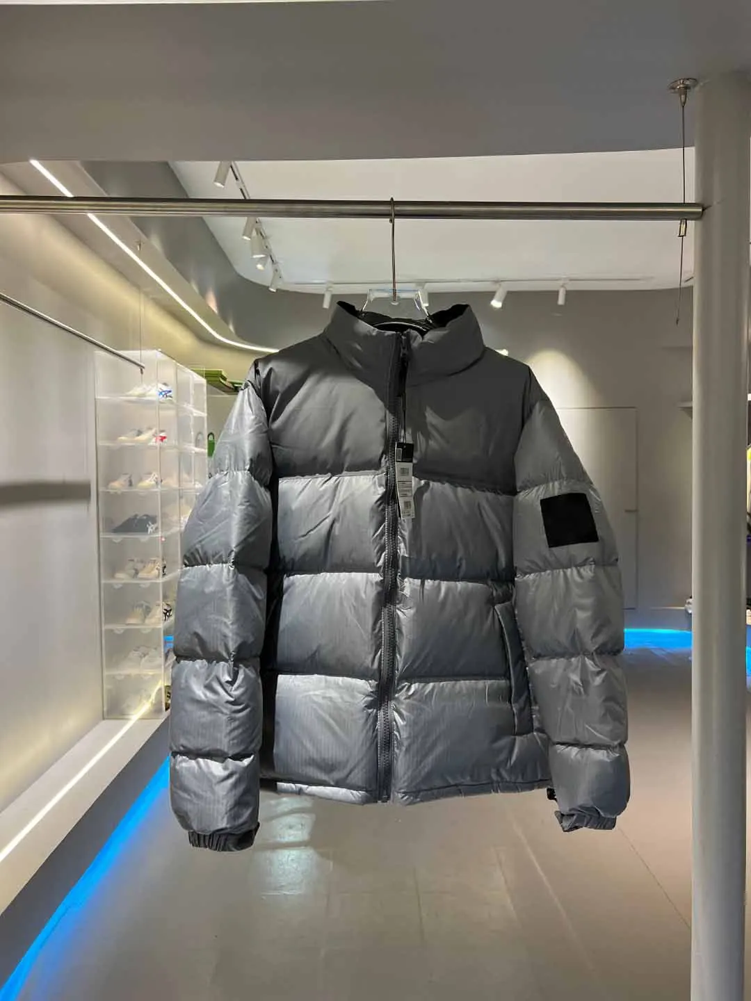 2024 inverno di alta qualità logo ricamo donna uomo piumino cappotto uomo oversize casual streetwear caldo piumino