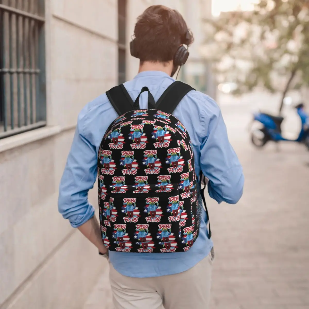 

Bad Bunny DTMF Debi Tirar Mas Fotos Backpack Student BookBag Kids School Bag Laptop Shoulder Bags for Men Women