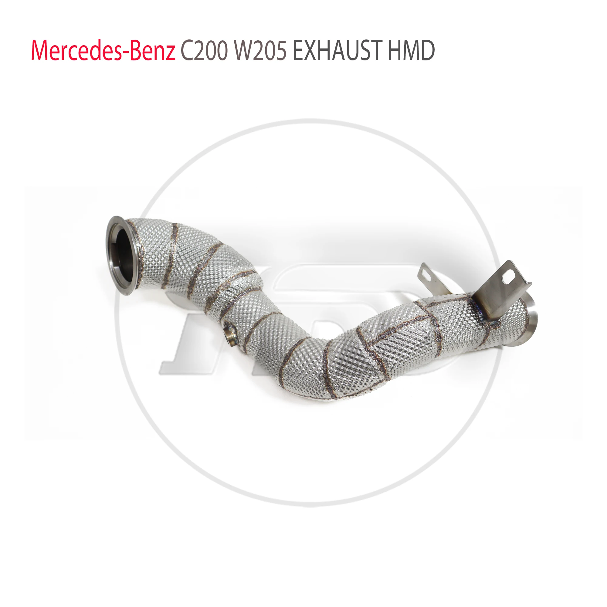 HMD Exhaust System High Flow Performance Downpipe for Mercedes Benz W205 C205 C200 M274 M264 1.5T 2.0T Right-hand Drive Car