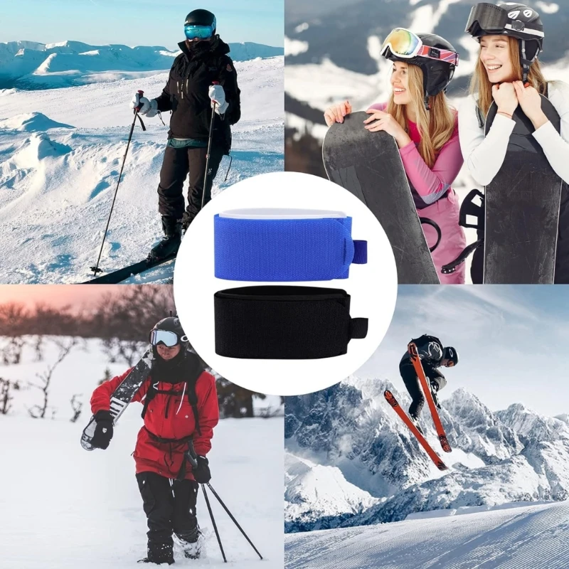 

Snowboard Binding Tie Ski Wrap Adjustable Fixing Strap Ski Board Fastening Belt