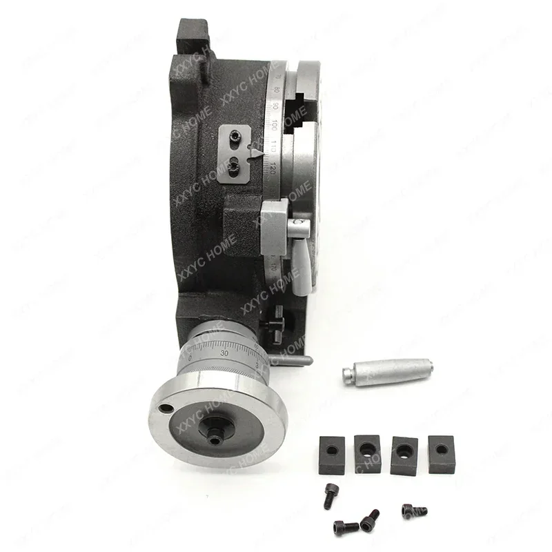 HV8 diameter 200mm vertical and horizontal dual purpose milling machine horizontal vertical rotary table high precision