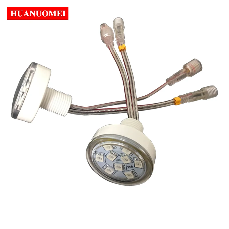 AC24V Automatic 45mm 9LEDs UCS1903 RGB Pixel LED Module Light WS2811 Waterproof Connector Advertising Digital Sign Display Lamp