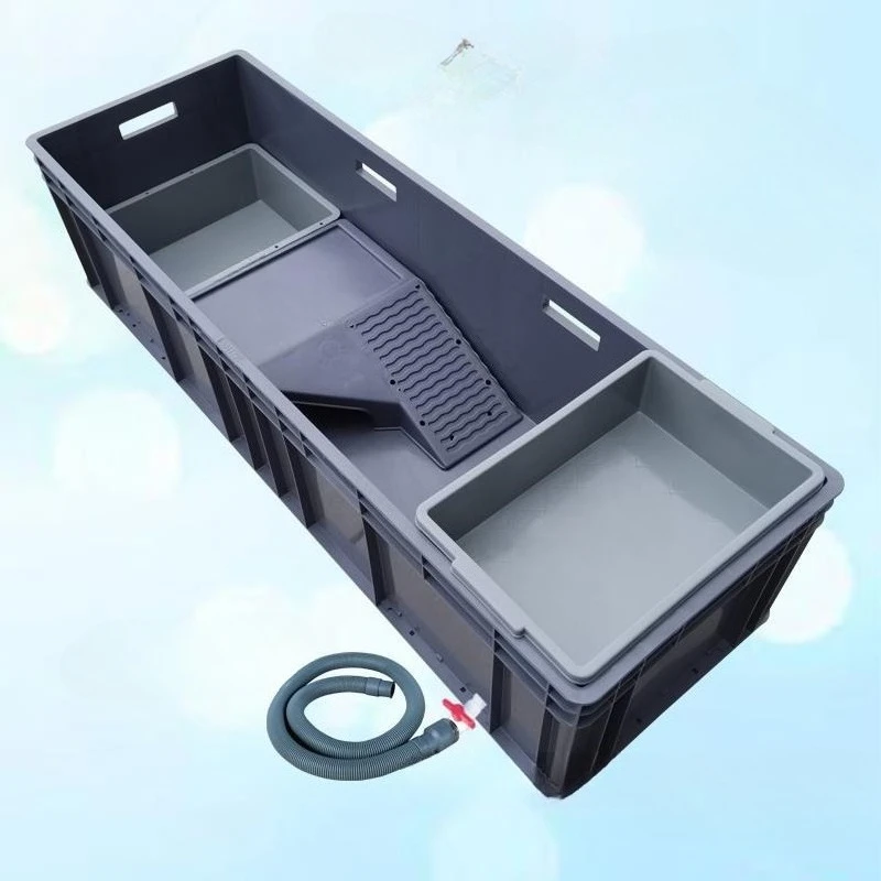

Thickened drainage belt, king size with water and land tank, combined turtle household