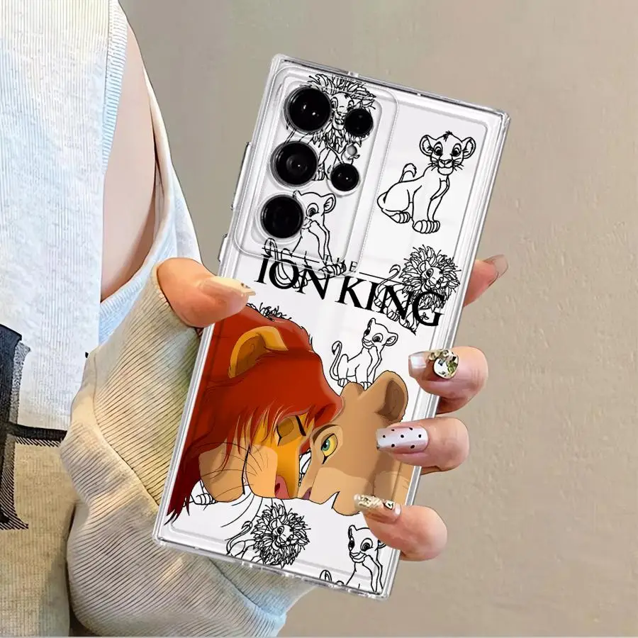 Disney Lion King Cool Funny Soft Cover Phone Case for Samsung Galaxy S25 Edge S21 S22 FE S20 Plus S24 S23 Ultra Note 20 Ultra 10