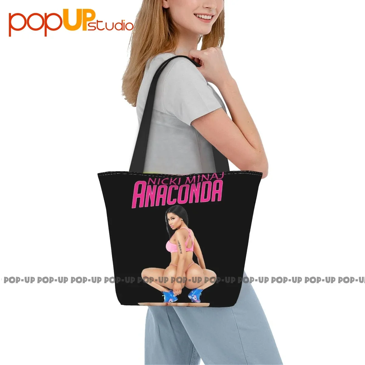 Nicki Minaj Anaconda Cute Handbags Portable Shopping Bag Supermarket