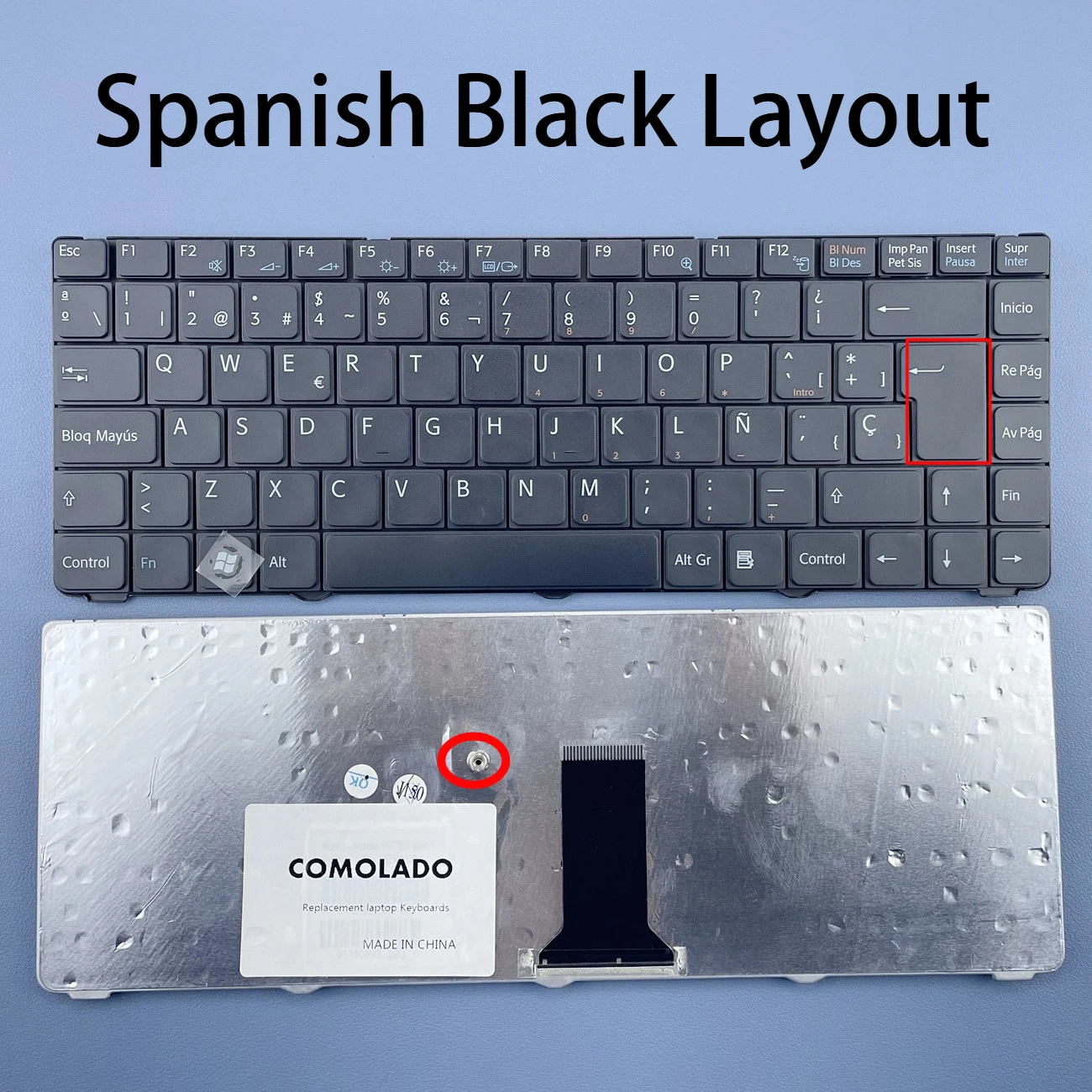 

Spanish Black Laptop Keyboard For SONY VAIO VGN-NR220E VGN-NR240 VGN-NR240E VGN-NR460E/P Series