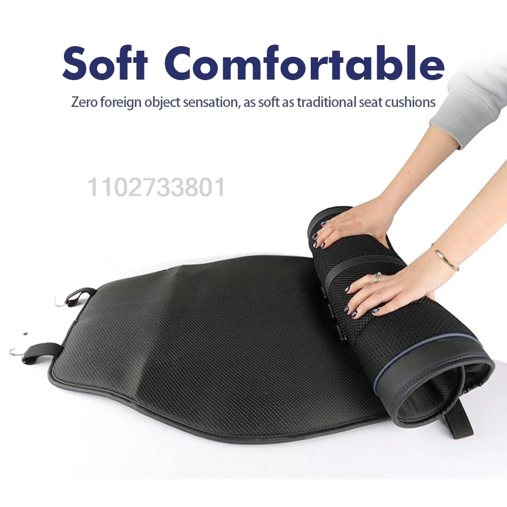 DC 12V Car Seat Summer Cool Air Seat Cushion USB Fan Fast Blowing Ventilation Cooling Seat Auto On Off Massage Car Seat Cushion