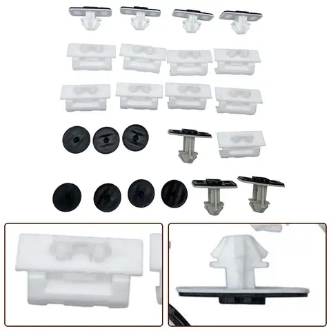 Car Side Skirt Attachment Parts Clips Set For A6 C7 2012 2013 2014 4G8898909 Interior Decorative Parts Nylon Plastic Clips 12 best sales audi a6 c7 - №1