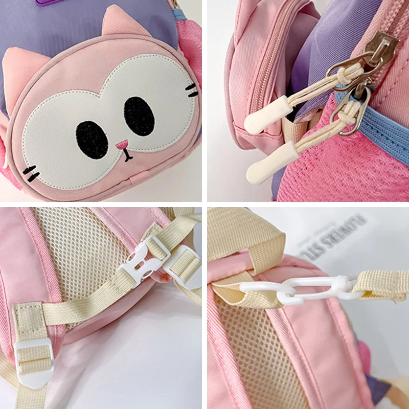 2 Pcs/Set School Bag for Kids Girl Boy Backpack Preschool Cartoon Kindergarten Bag Portable Children\'s Backpack Bag for Travel