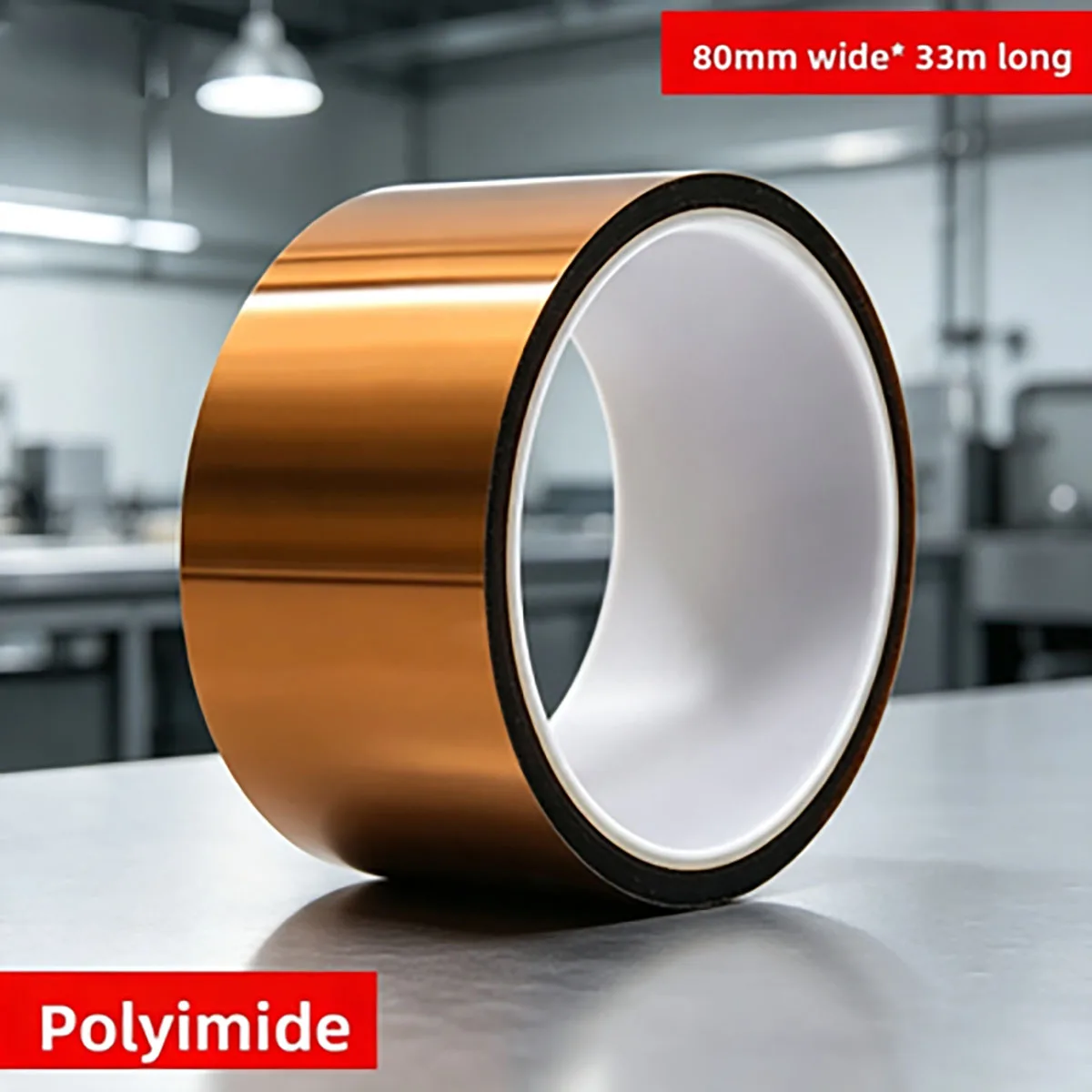 High Temp Kapton PI Tape | Amber Goldfinger Insulation Tape for PCB Soldering Masking
