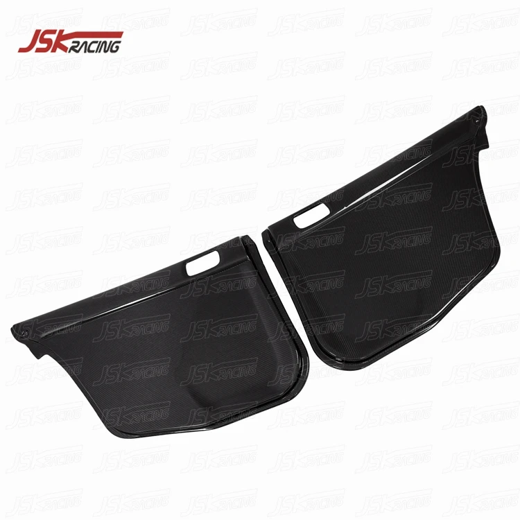 CARBON FIBER REAR INSIDE DOOR PLATE (2 PCS) for 2001-2007 MITSUBISHI LANCER EVOLUTION EVO 7-9