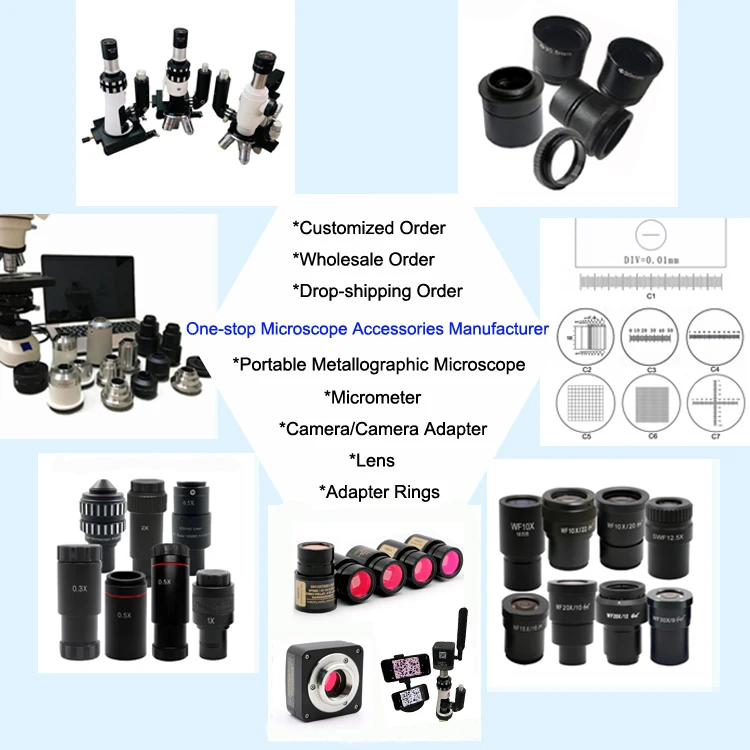 soi Mikroskop Oculair Richtkruis Houder Micrometer Bevestigingsbeugel 20.4mm Oculaire Graticule Houder voor Olympus CX21 CX22 CX31 CX41 CX43 – Detail 1