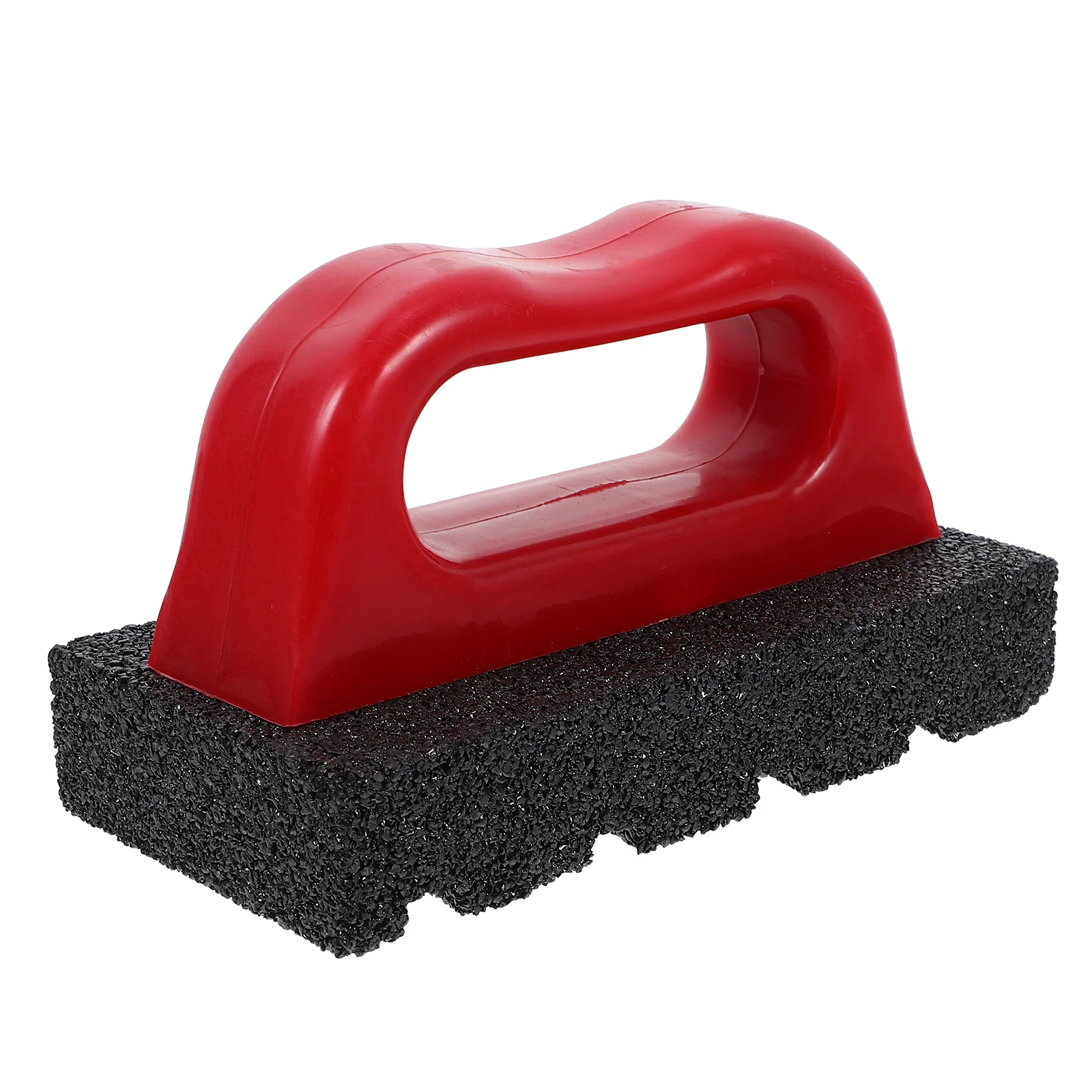 Brick Polishing Tool Cleaner Outdoor Rub with Handle Smooth Concrete Scraper Scrubber Abs