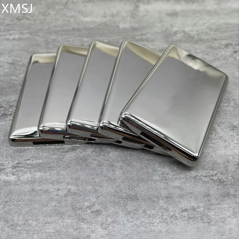 5pcs silver metal back housing cover case shell for iPod 5th video 30gb 60gb 80gb 6th 7th classic 80gb 120gb 160gb thin thick