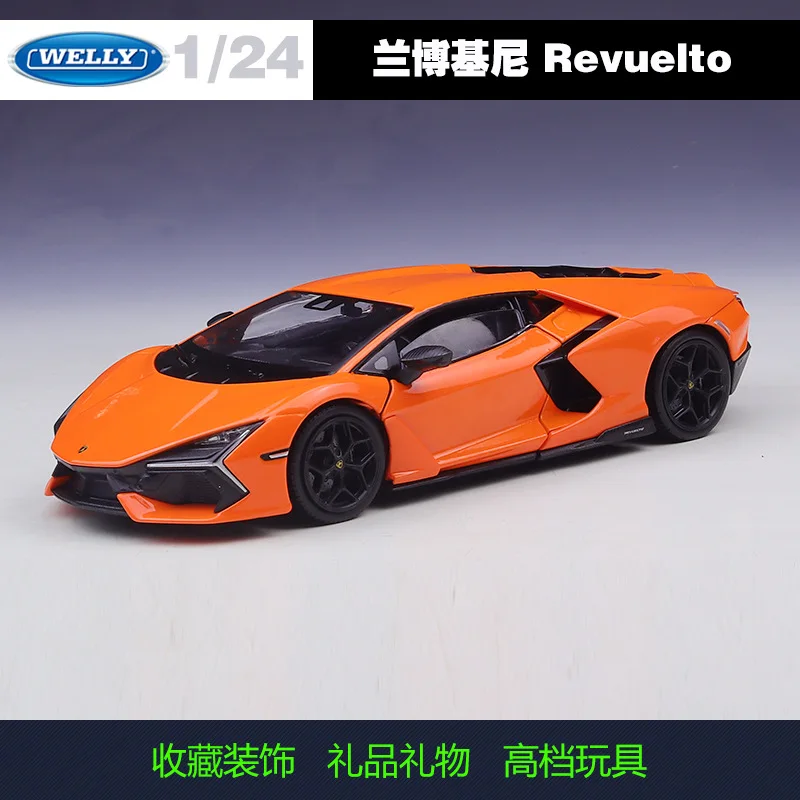 

WELLY 1:24 Revuelto High Simulation литой автомобиль из металлического сплава модель автомобиля детские игрушки коллекция подарков