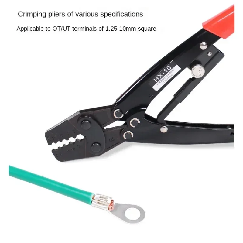 Imagem -03 - Spine Wheel tipo Crimping Alicadores para Eletricista Labor-saving Terminal Crimping Tools 25-10 Mm2 106awg Hx10