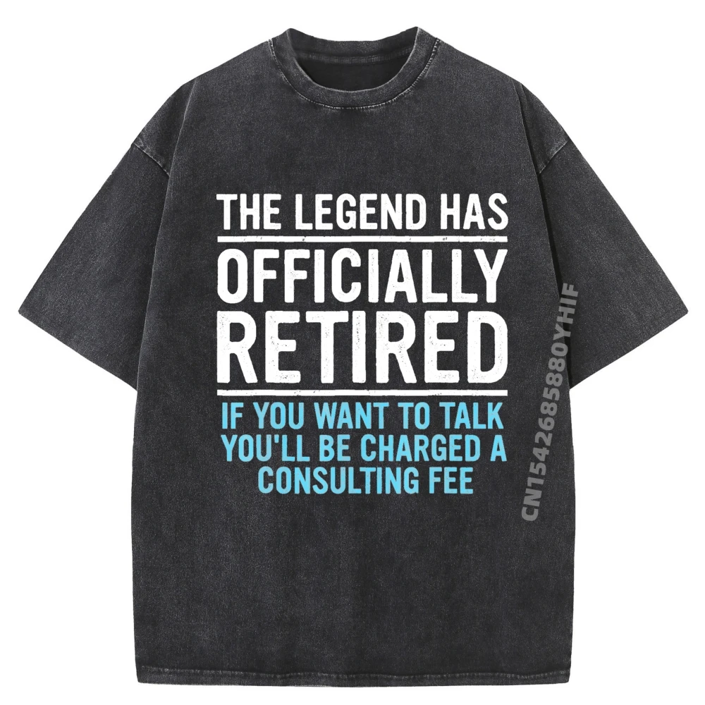 

Легенда о официально на пенсии, забавные футболки с рисунком для отца на пенсию, зимняя мужская одежда, стираная рубашка для отдыха