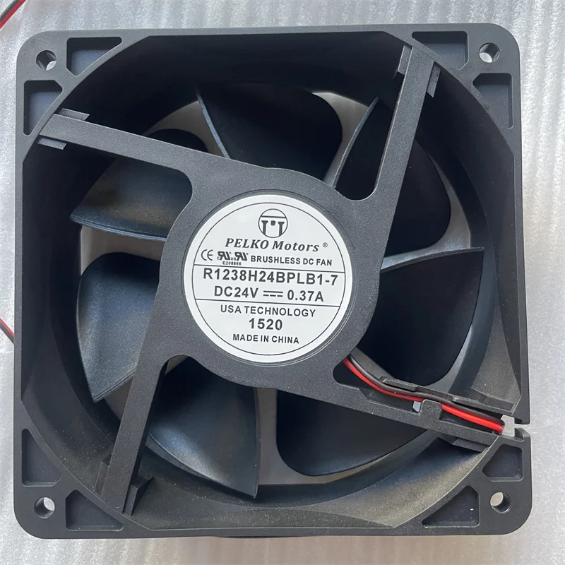 axial ac fan 120x120x38mm R1238H24BPLB1-7 24V cooling  0.37A fan dc axial flow fan