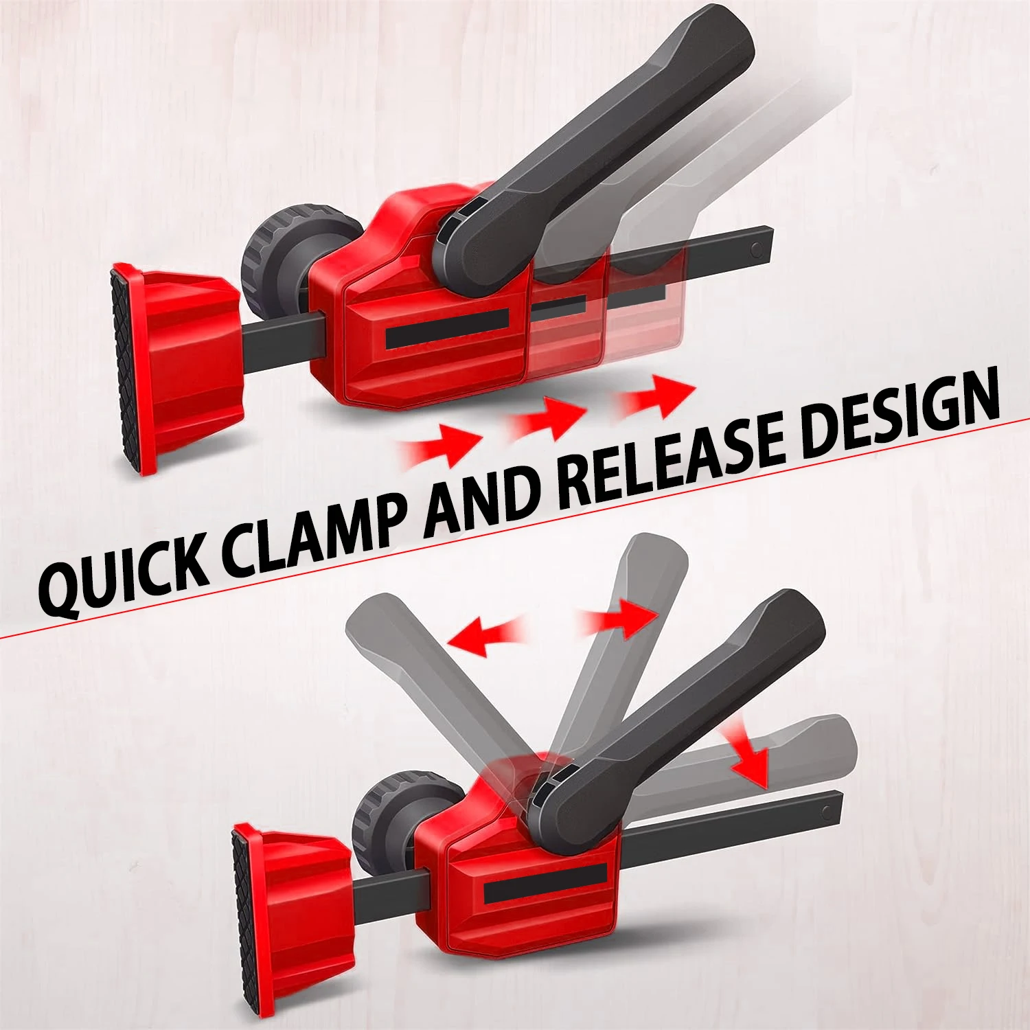 Bench Dog Clamps For Woodworking Wood Clamps Up to 155 Lbs Clamping Force - for Workbench 20mm Dog Hole