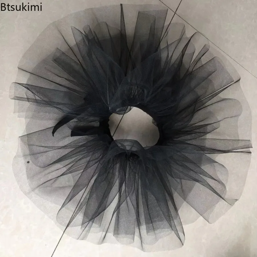 خمر شبكة رقيق وهمية طوق السيرك الإدواردي زي الدعائم مهرج حزين طوق الرقبة هالوين تأثيري الملابس والاكسسوارات