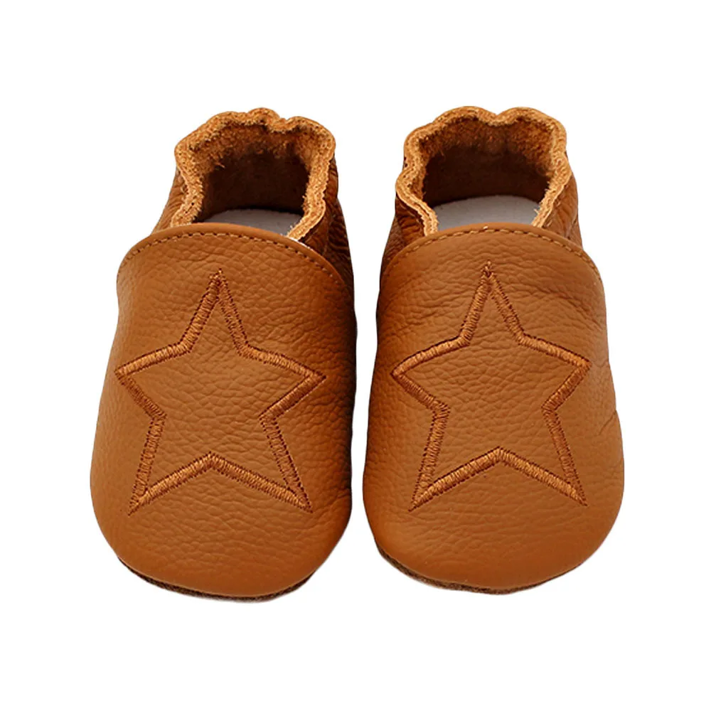 Baby Cowhide Leather Casual Crib Shoes For First Steps For Toddlers Girl Boys Newborn Infant Educational Walkers kids Sneakers