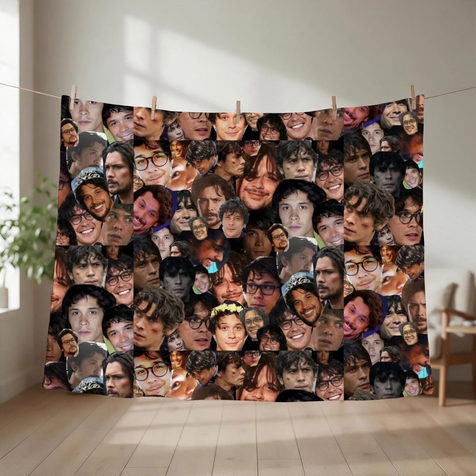 Thank You Bob Morley Throw Blanket couch cozy soft plush fuzzy picnic outdoor blanket
