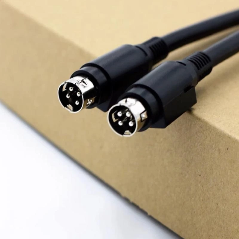 Professional Speakers Connection Wire With 4Pin DIN Plug for R1700BTR1600TIII