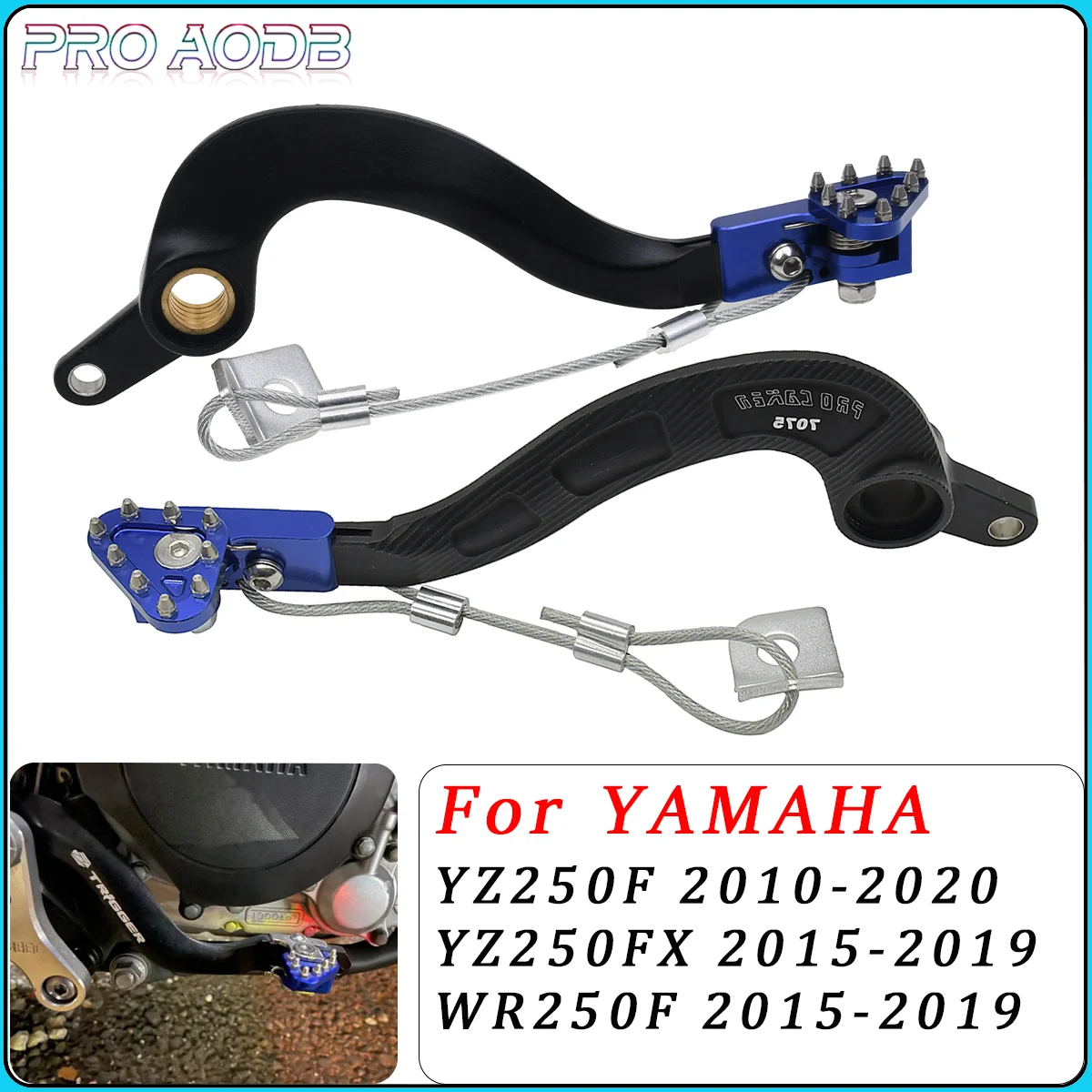 

Motocross Rear Brake Pedal Lever For YAMAHA YZ250F YZ250FX WR250F YZ 250F YZ 250FX WR 250F 2010-2020 Enduro Dirt Pit Bike