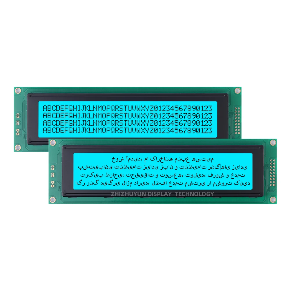 4004A3 modulo LCD a caratteri Farsi BTN pellicola nera Display retroilluminato a LED Controller AIP31066 porta parallela LCM