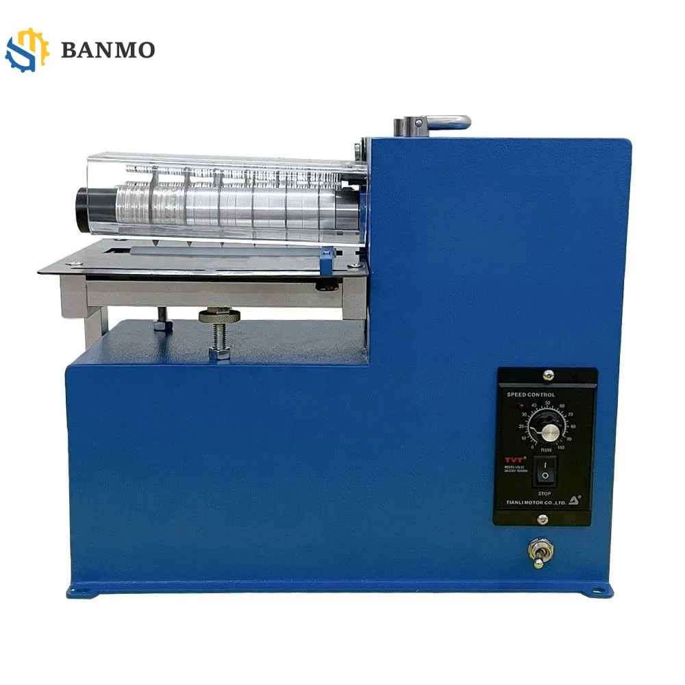 High Precision Industrial Leather Strip Cutting Machine Semi-Automatic Strap Cutter For Belt Bag Making With Speed Control