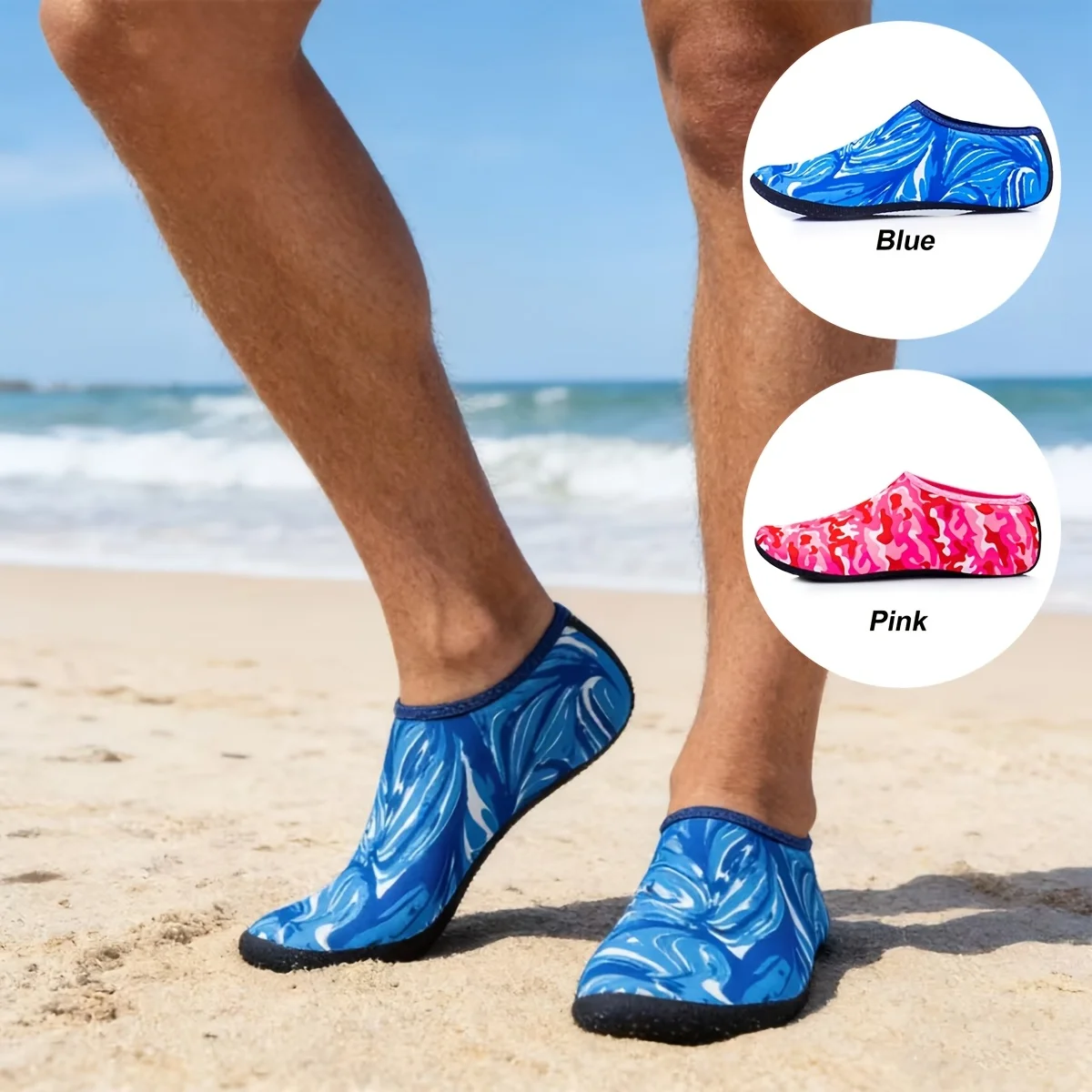 Soft And Comfortable Water Shoes, Halloween Gifts, Portable River Trekking Shoes, Water Sports Gear, Breathable And Comfortable