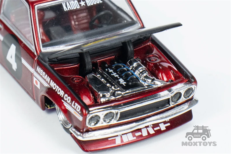 Kaido House x MINI GT 1:64 Datsun 510 Pro Street JPN V1 Diecast Model Car