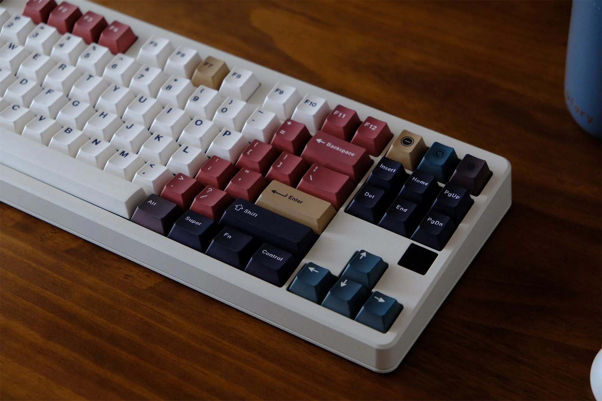 GMK-teclas de luces mixtas, teclas PBT, perfil de cereza, DYE-SUB, personalizadas para teclado mecánico, 129 teclas